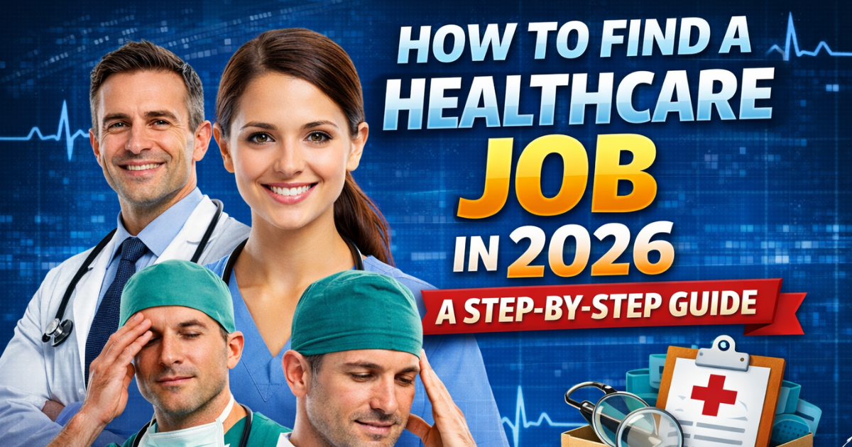 How to Find a Healthcare Job in 2026: A Step-by-Step Guide